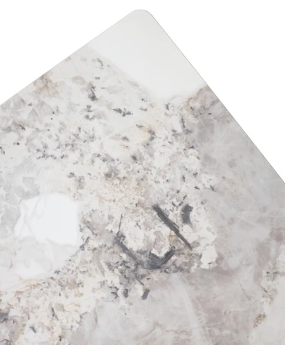 Стол ТИК ТАК 120 PANDORA LIGHT, керамика / Черный каркас М-City