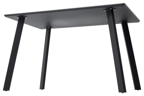 Стол ТИК ТАК 120 PANDORA LIGHT, керамика / Черный каркас М-City