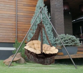 Комплект: подвесное кресло-гамак Cartagena+каркас Майя (металл)