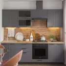 Модульная кухня Глетчер-02 Маренго силк