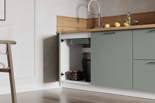 Готовая кухня КГ 3600 Эмаль, Олива  Арника РМ в.8