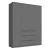 Шкаф четырехстворчатый Челси, Графит