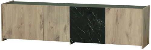 Адажио 56.01 Тумба под ТВ небула/мрамор черный