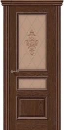 Межкомнатная дверь шпон BRAVO Вена Т-32 (Виски) Худ.