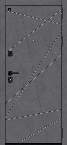 Входная дверь BRAVO Граффити-5/SBlack Slate Art/Look Art/Лунный камень