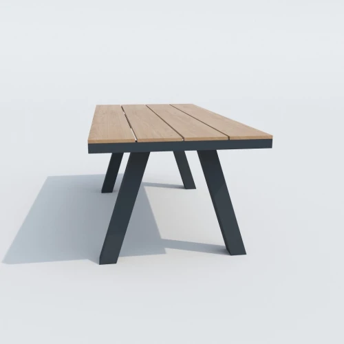 Стол обеденный MIRRA 180 см карбон