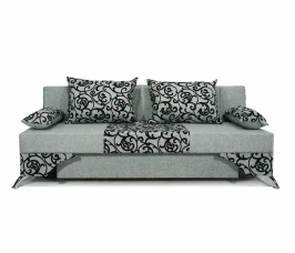 Диван Еврокнижка  РИГА полностью КОРИЧНЕВАЯ