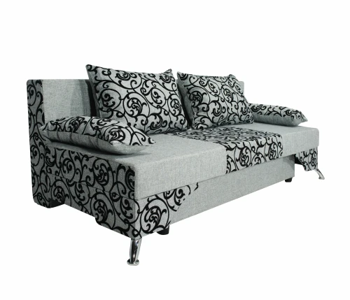 Диван Еврокнижка  РИГА полностью КОРИЧНЕВАЯ