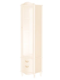 Шкаф-витрина Джульетта, дуб шампань Л