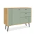Комод Вега Саксония 105, серо-зеленый