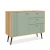 Комод Вега Саксония 105, серо-зеленый