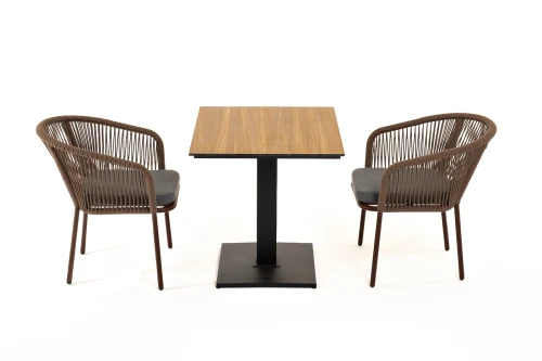 "Каффе" обеденная группа на 2 персоны, цвет "дуб"