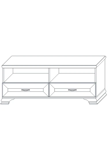 Тумба Сиена ТВ 1, бежевая