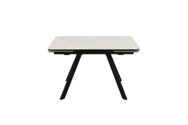 Стол Леон NEW, Керамогранит, Черный/Calacata vaglioro
