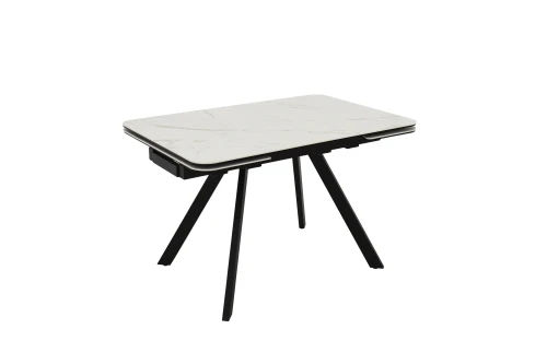 Стол Леон NEW, Керамогранит, Черный/Calacata vaglioro