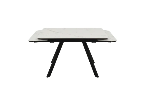 Стол Леон NEW, Керамогранит, Черный/Calacata vaglioro