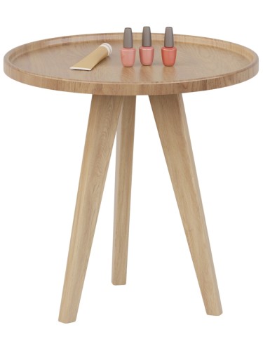 Стол журнальный Полли дуб янтарный/бежевый