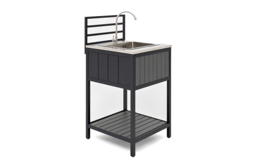 Модуль уличной кухни из алюминия BASE (мойка из нержавеющей стали)