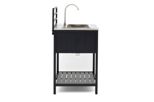 Модуль уличной кухни из алюминия BASE (мойка из нержавеющей стали)