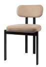 Стул МОСС, цвет H-06 Бежевый, велюр / черный каркас