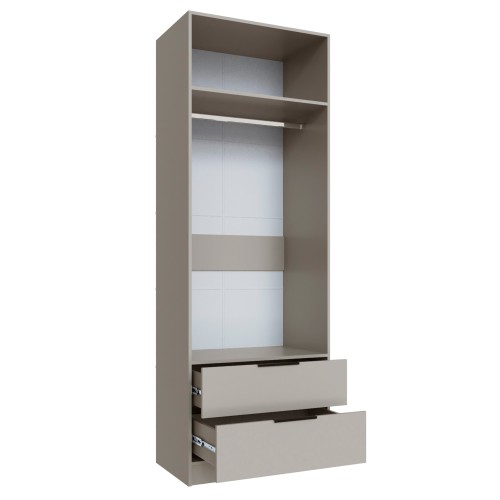 Шкаф Мадрид (0,8) с 2 ящ. без зеркала кашемир