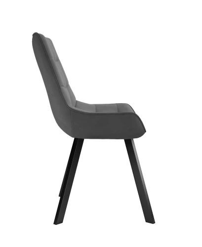 Стул DikLine 263 поворотный, B28 ANTRACITE, ножки черные