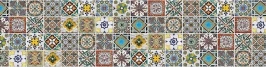 Фартук (Стеновая панель) Марокканские узоры