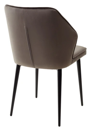 Стул SEATTLE-V ГРАФИТ #14, велюр / черный каркас М-City