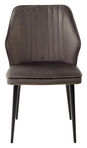 Стул SEATTLE-V ГРАФИТ #14, велюр / черный каркас М-City