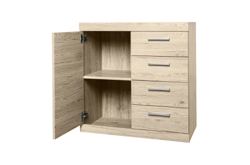 Тумба 1D4S, OSKAR , цвет дуб Санремо