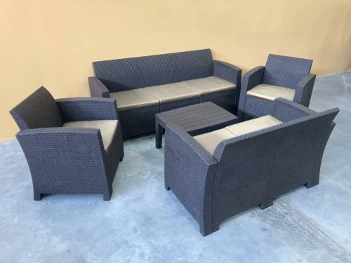 Комплект мебели под искусственный ротанг для отдыха Калифорния «California Company Set» арт.77787/77763/77770/77794П