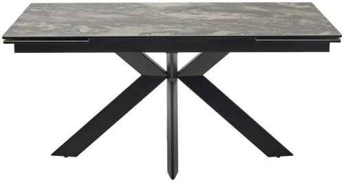 Стол BELLUNO 160 KL-176, итальянская керамика/ черный каркас, ®DISAUR