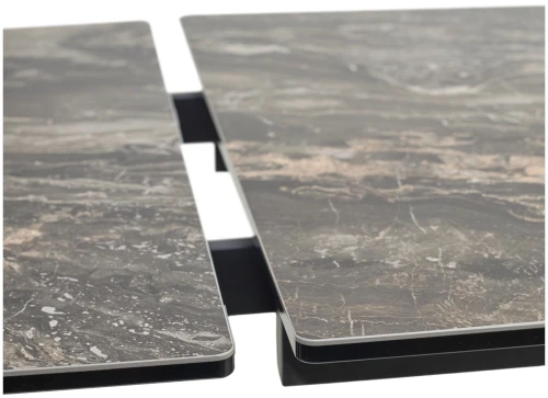 Стол BELLUNO 160 KL-176, итальянская керамика/ черный каркас, ®DISAUR