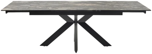 Стол BELLUNO 160 KL-176, итальянская керамика/ черный каркас, ®DISAUR