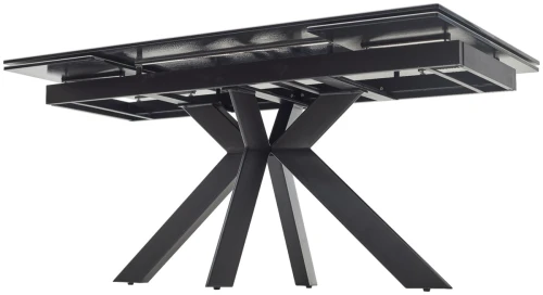 Стол BELLUNO 160 KL-176, итальянская керамика/ черный каркас, ®DISAUR