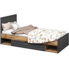 Кровать «Лацио Сканди» 90, Вотан/Сканди графит