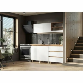 Кухня Хелен 1,7 дуб крафт золото/белый