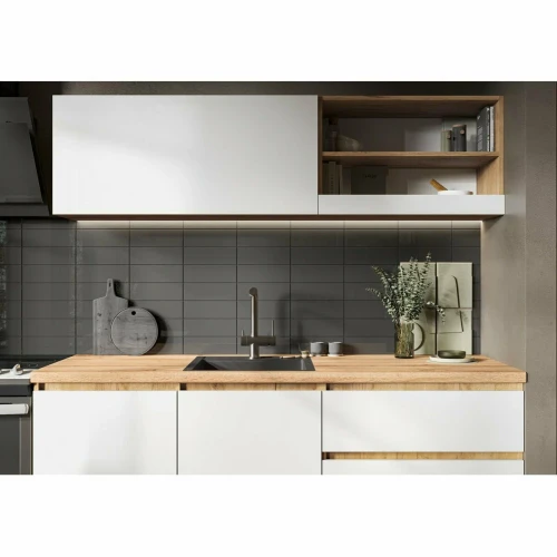 Кухня Хелен 1,7 дуб крафт золото/белый