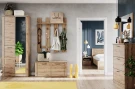 DOORSET, Тумба для обуви 3D. Цвет ДУБ НАВАРРА