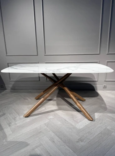 Стол обеденный Неаполь160 TW-1162-T-1,160x90x76 см, белый мрамор