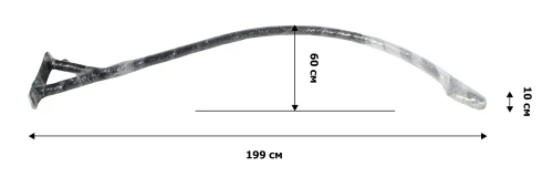 Кресло подвесное Шарм арт.D159-МТ003 (стойка+основание черн, корз.корич-белое, подуш.беж. 3уп. (В))