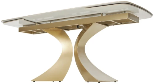 Стол MATIAS 180 GLOSS LUXURY PANDORA SOLID CERAMIC / шампань, ®DISAUR