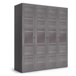 Шкаф распашной четырехдверный Парма Нео лиственница темная лиственница темная