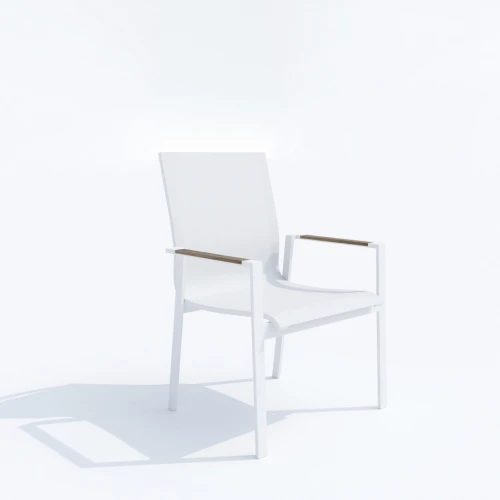 Стул SOLA белый - белый каркас