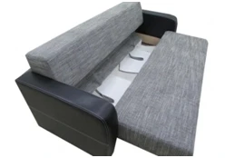 Диван еврокнижка Евро 2 рогожка коричневый 160