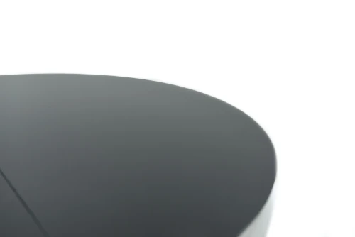 Стол Оскар D950 Glass, Белый, Стекло Чёрное