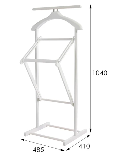 Вешалка костюмная складная В 21Н белый
