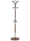 Вешалка напольная Д 1 металлик/ средне-коричневый