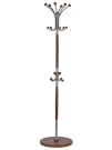 Вешалка напольная Д 1 металлик/ средне-коричневый