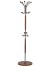 Вешалка напольная Д 1 металлик/ средне-коричневый